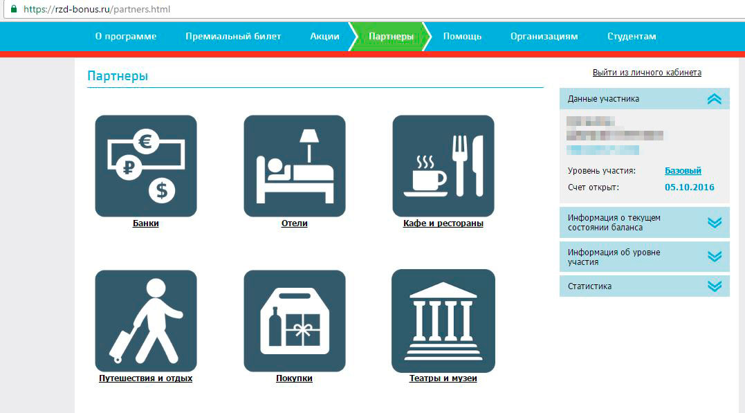 Карта участника ржд бонус