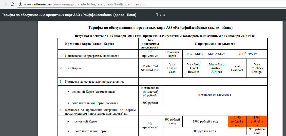 Новые тарифы на переводы