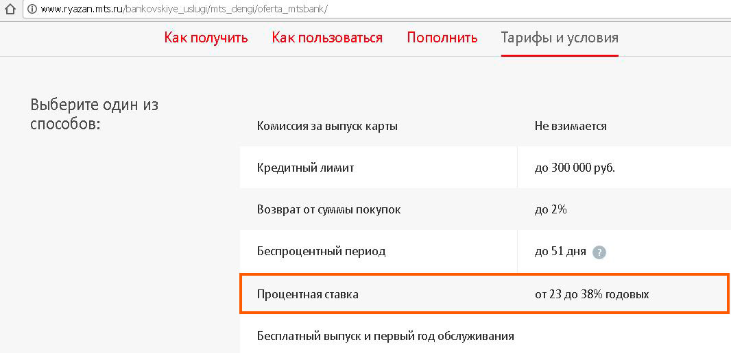 Карта мтс кэшбэк 111 дней без процентов условия