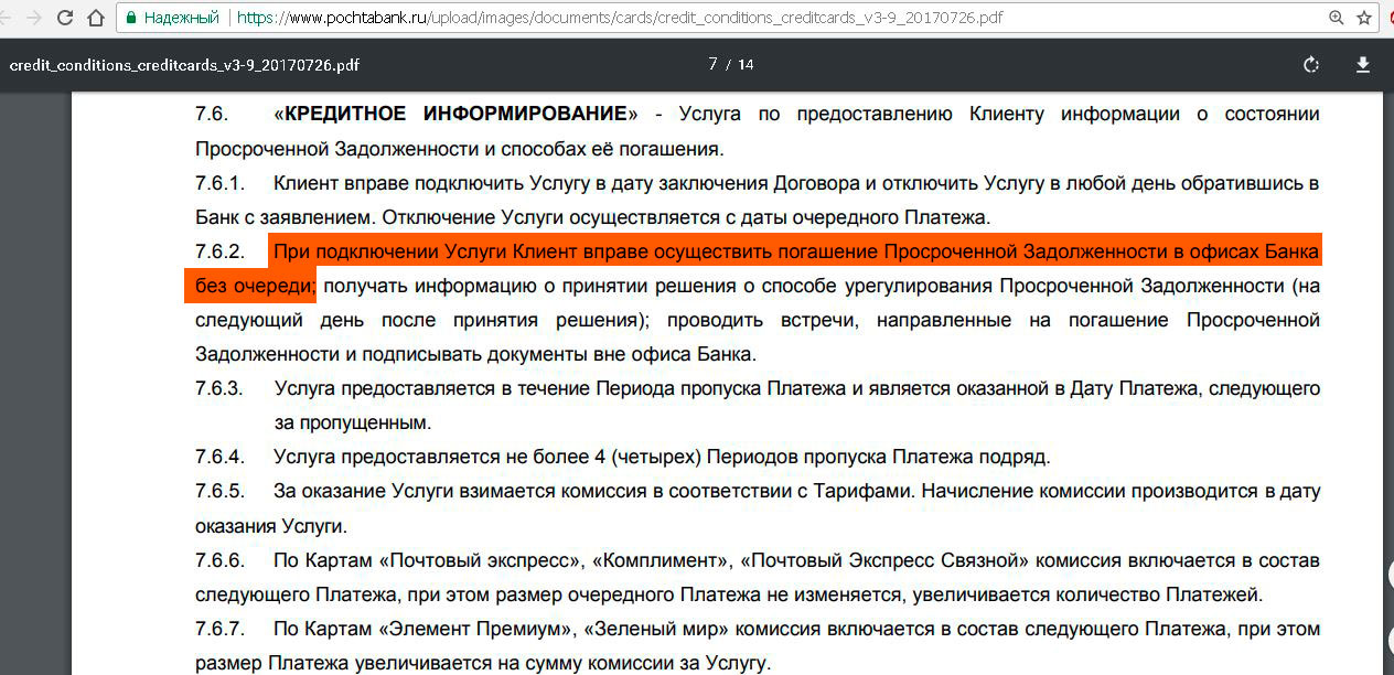 Сколько дней просрочки. Кредитное информирование почта банк что это. Комиссия за услугу. Погашение просроченной задолженности. Просроченный платеж в почта банке.