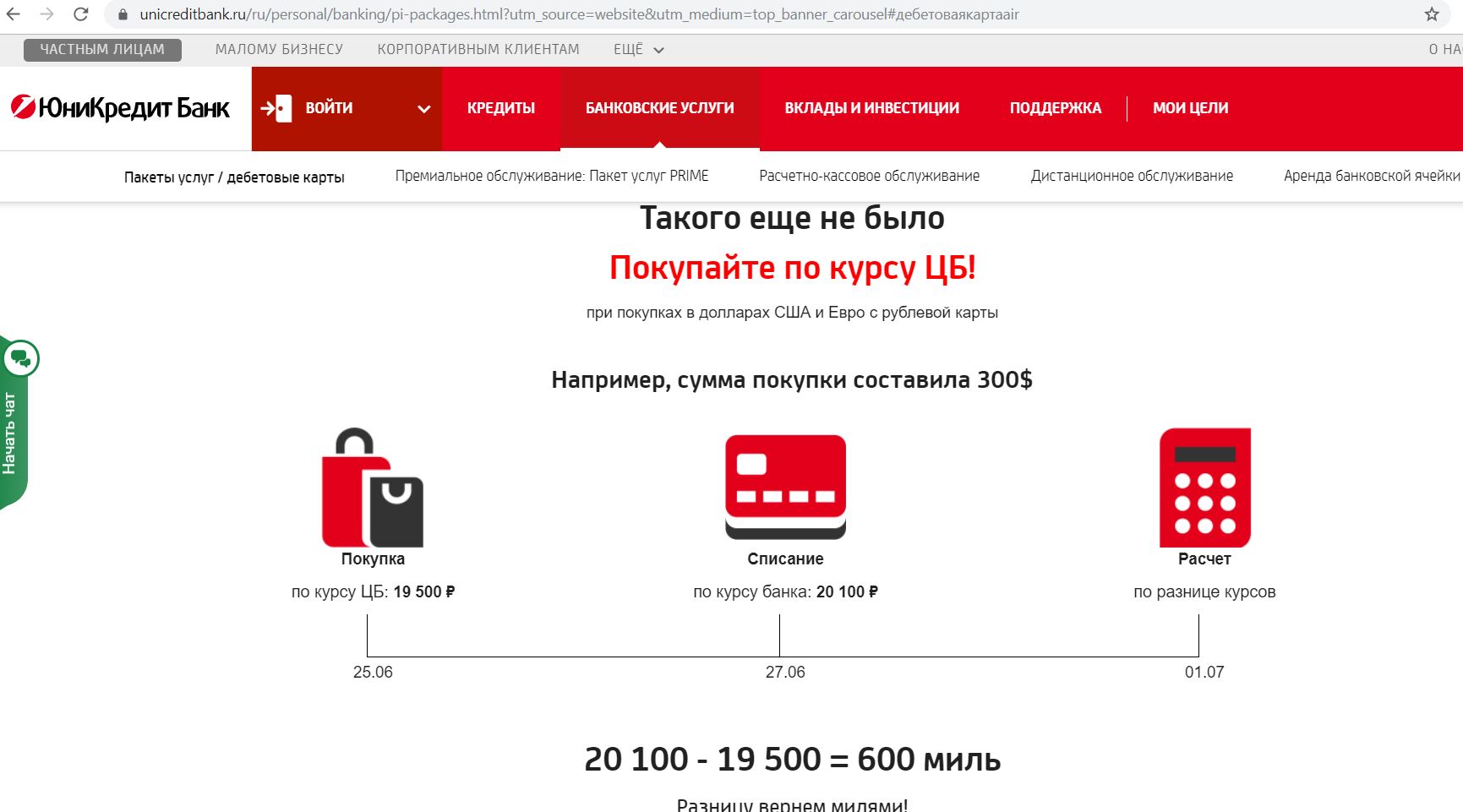 Карта банка unicredit