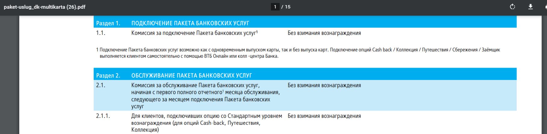 Мультикарта втб в чем подвох зарплатный проект