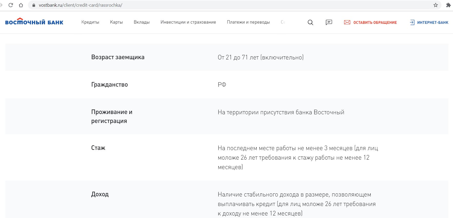 Карта 90 дней без процентов