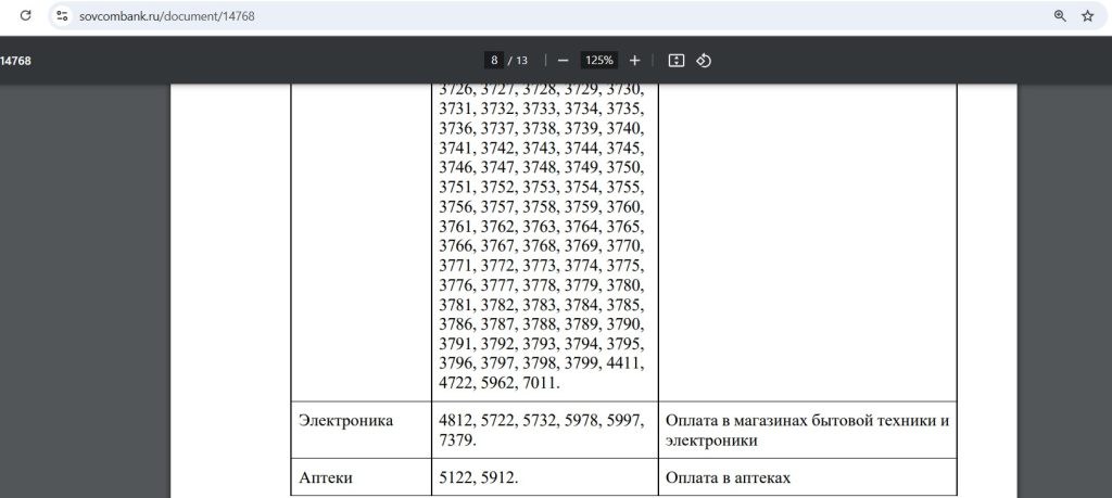 дебетовые карты Совкомбанка 