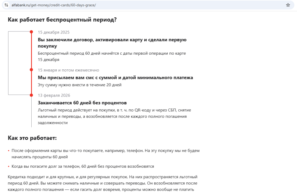 кредитные карты 2026