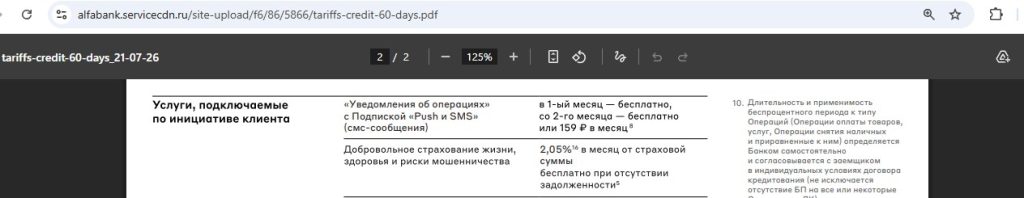 Кредитная карта Альфа-Банка
