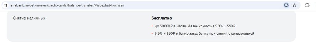 Кредитная карта Альфа-Банка